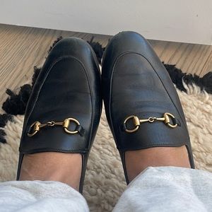 Gucci 37.5 Princetown Loafer
